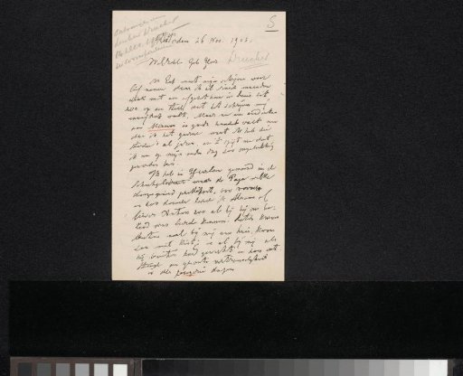 Letter to Jean Charles Joseph Drucker