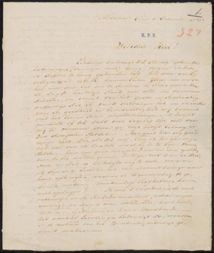 Letter to Christiaan Kramm