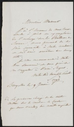 Letter to an unknown person