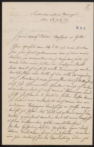 Letter to Adolf Bude