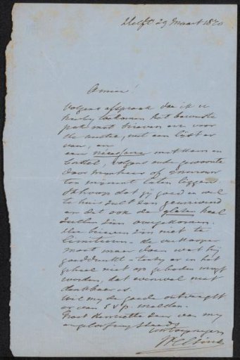 Letter to an anonymous recipient