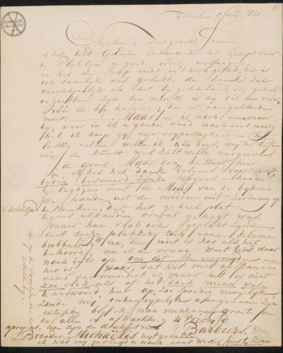 Letter to Ernst Willem Jan Bagelaar