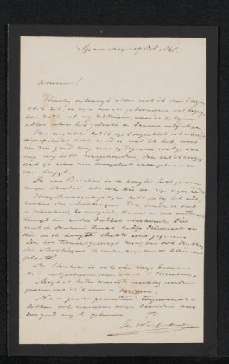 Letter to an anonymous recipient