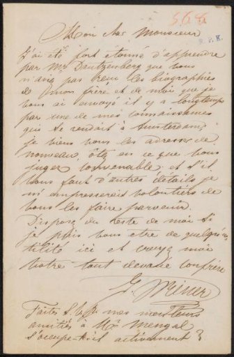 Letter to Christiaan Kramm
