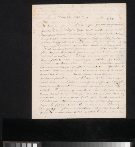 Letter to Jules Romain Joyant