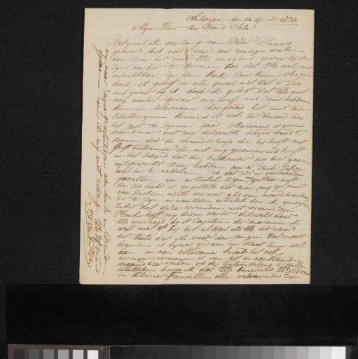 Letter to Mr. L. Sala