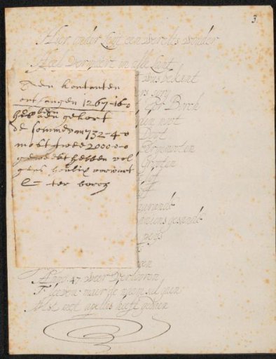 Epitaph for Gerard ter Borch (II) and document concerning Gerard ter Borch (II)