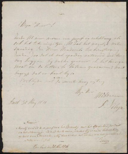 Letter to Adriaan Pietersz. Loosjes