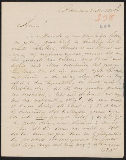 Letter to Christiaan Kramm