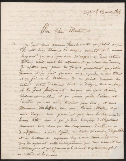 Letter to Pieter van Huffel