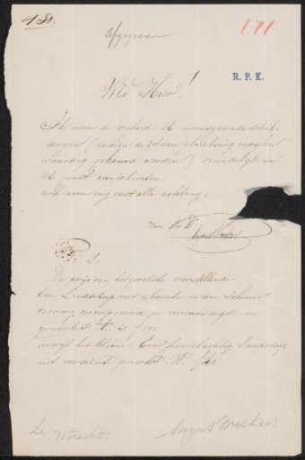 Letter to an anonymous recipient