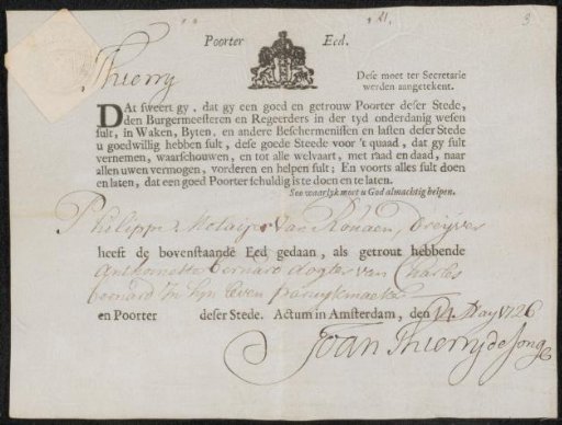 Oath of the Burgher by Philippe Métayer
