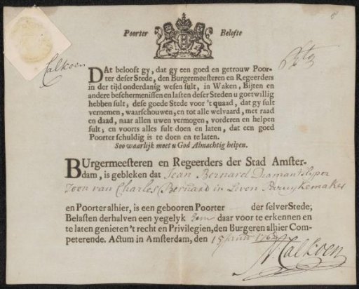 Oath of the Burgher by Jean Bernard