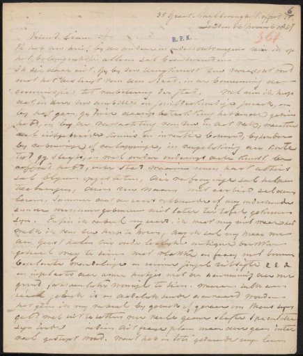Letter to Christiaan Kramm