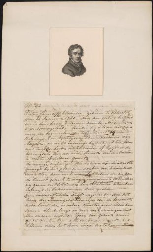 Manuscript concerning Pieter Christoffel Wonder