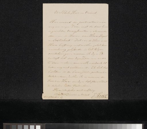 Letter to an anonymous person