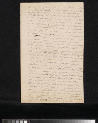 Manuscript concerning Laurent Joseph Hart