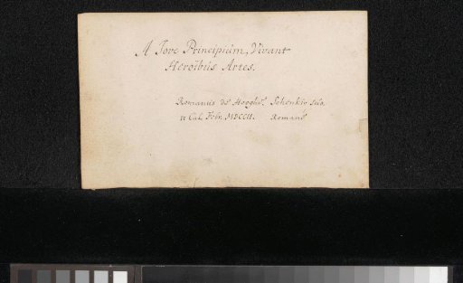 Letter to an anonymous recipient