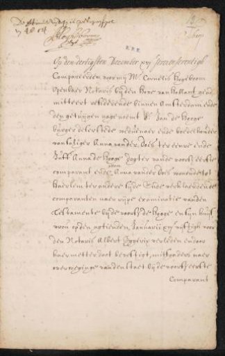Notarial deed and specification regarding the estate of Anna van der Does
