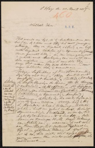 Letter to Christiaan Kramm