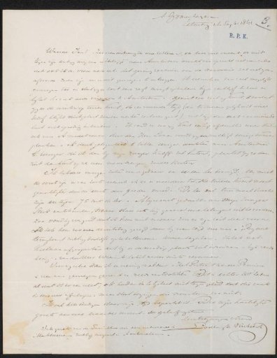 Letter to anonymous