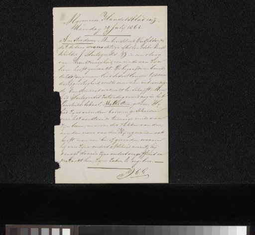 Newspaper Clipping Concerning Joseph Hartogensis