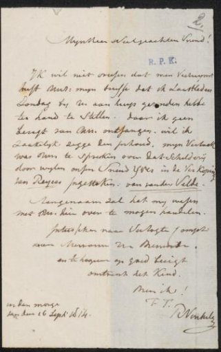 Letter to an anonymous person