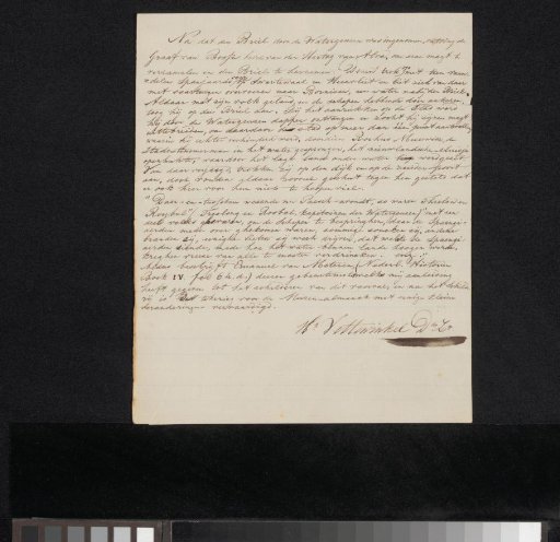 Manuscript concerning Emanuel van Meteren