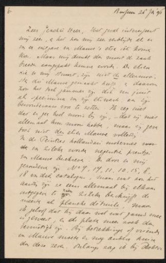 Letter to Pieter Haverkorn van Rijsewijk