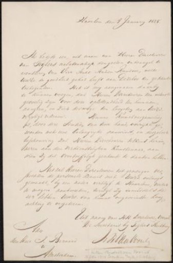 Letter to Jean Bernard