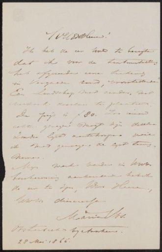 Letter to anonymous