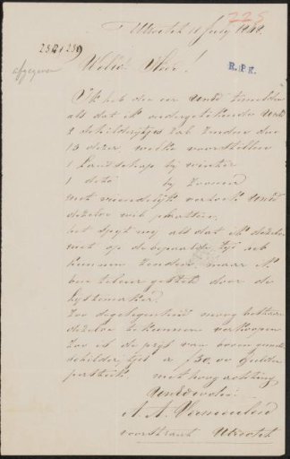 Letter to Anonymous