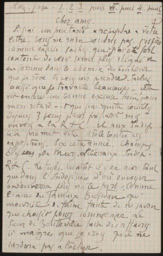 Letter to Andries Bonger