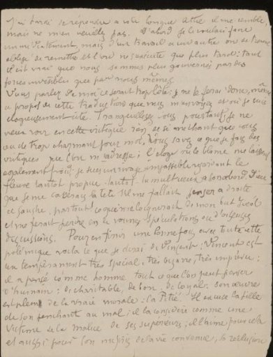 Letter to Andries Bonger
