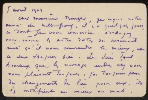 Letter to Andries Bonger