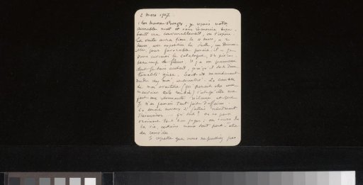 Letter to Andries Bonger