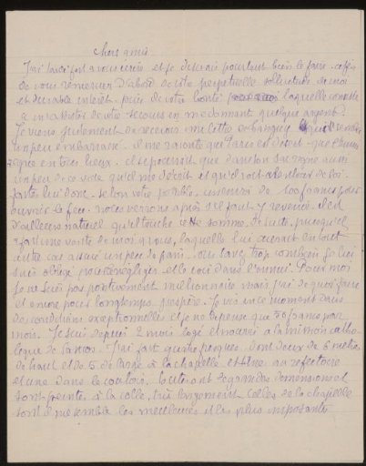 Letter to Andries Bonger