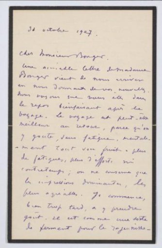 Letter to Andries Bonger