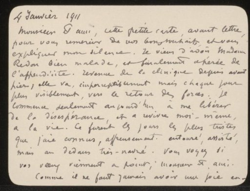Letter to Andries Bonger