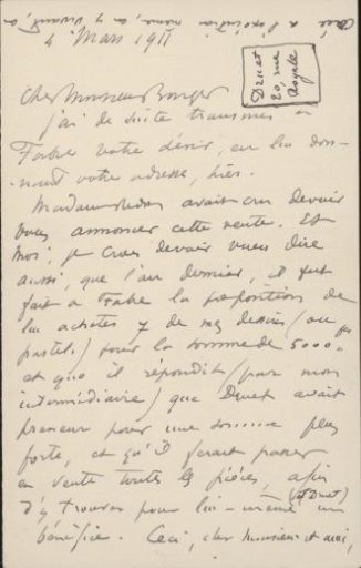 Letter to Andries Bonger