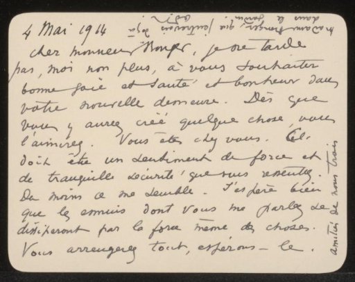 Letter to Andries Bonger