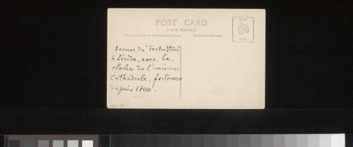 Postcard to Andries Bonger