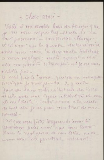 Letter to Andries Bonger