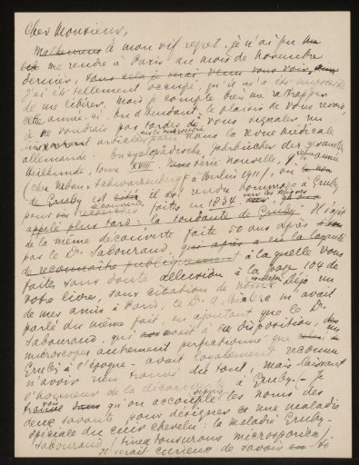 Draft letter to anonymous