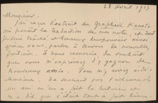 Letter to Max Dittmar Henkel