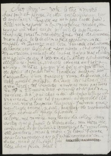 Letter to Andries Bonger