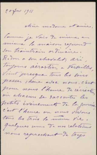 Letter to Anne Marie Louise van der Linden