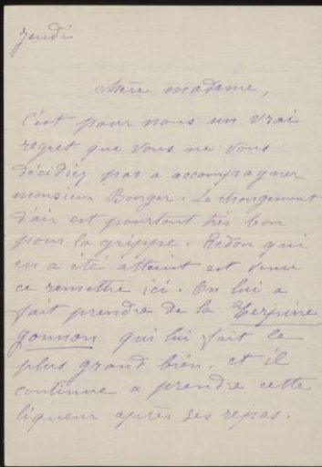 Letter to Anne Marie Louise van der Linden