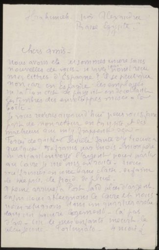 Letter to Andries Bonger