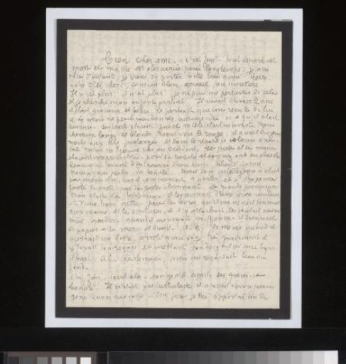 Letter to Andries Bonger